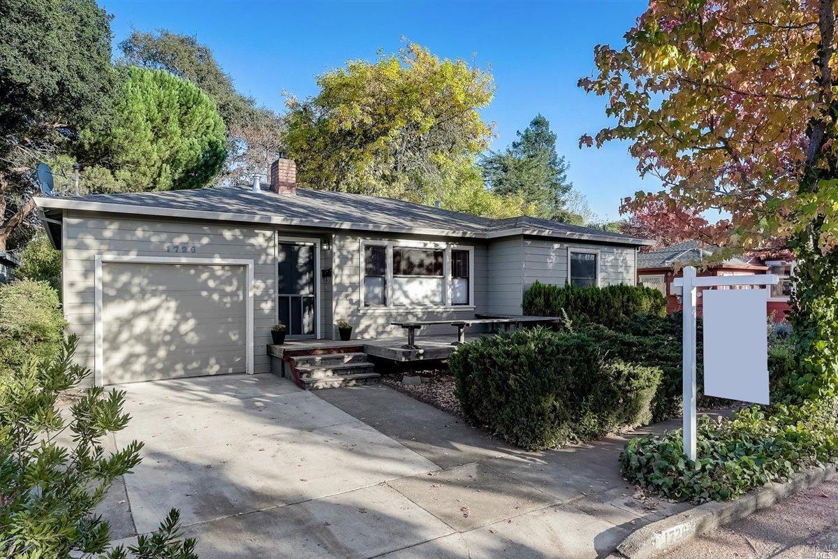 1726 Wright Street Santa Rosa, CA 95404 - Photo 1 of 1 a front view of a house with garden