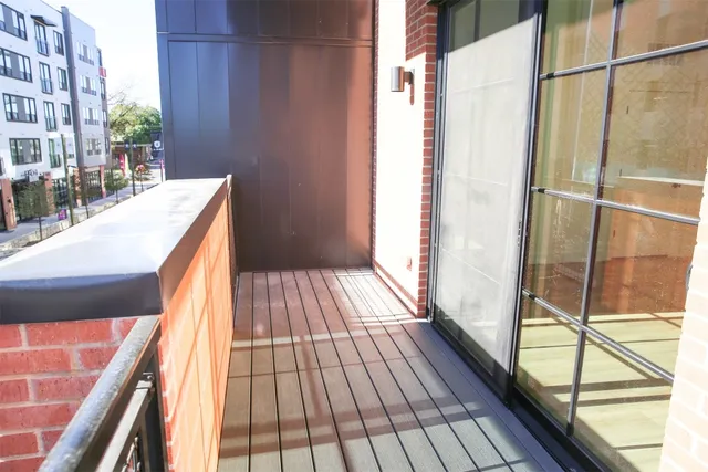 a view of empty room with windows