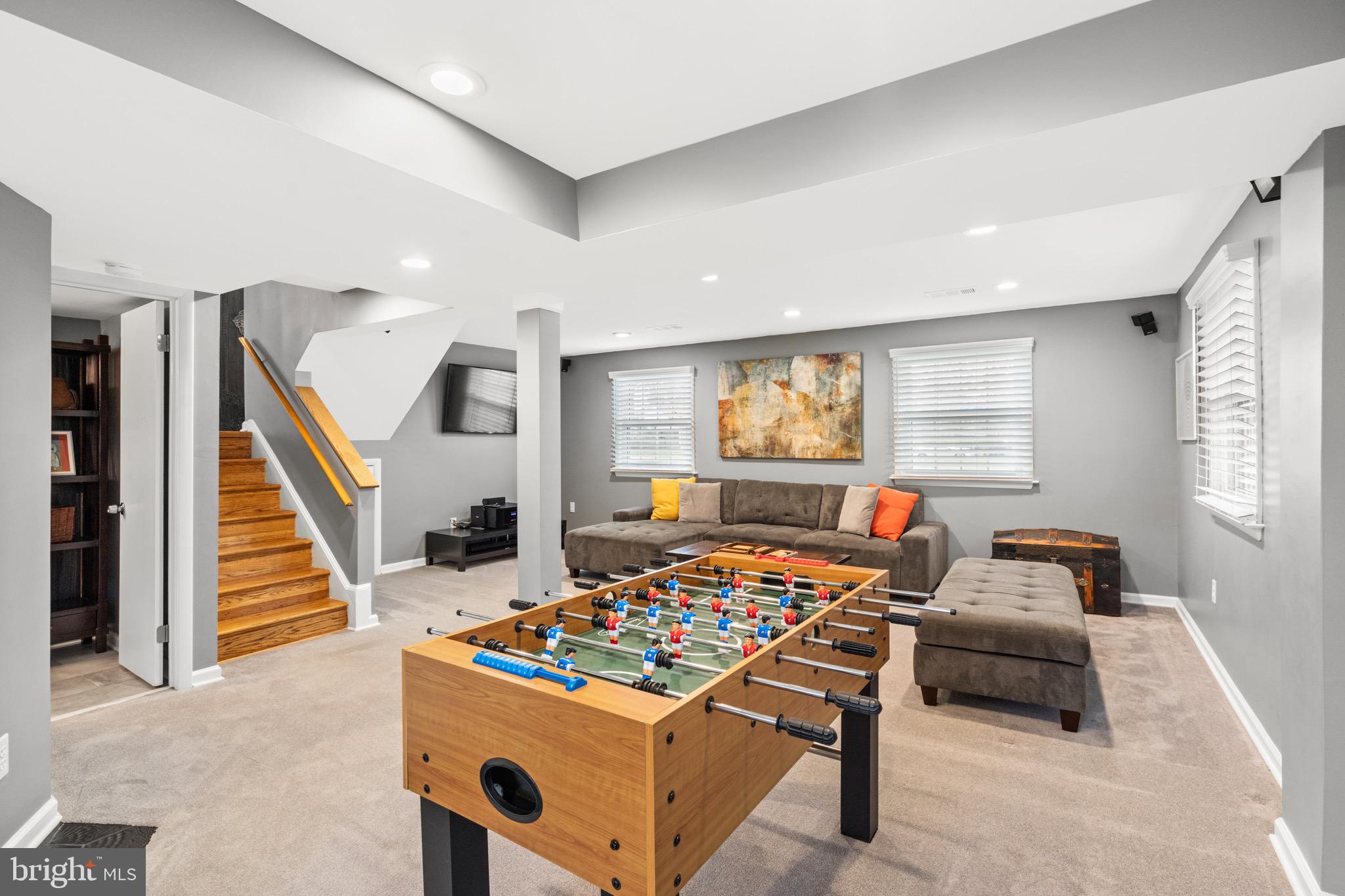 2000 Rampart Drive Alexandria, VA 22308 - Photo 16 of 37 Large lower level recreation room