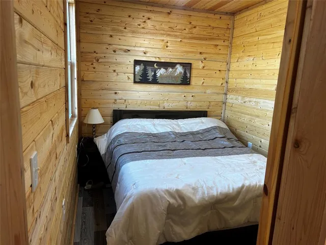 a view of a forest with lots of trees