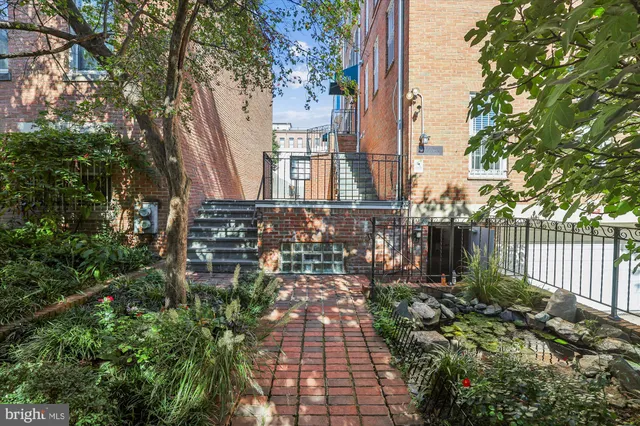 a city view with tall buildings