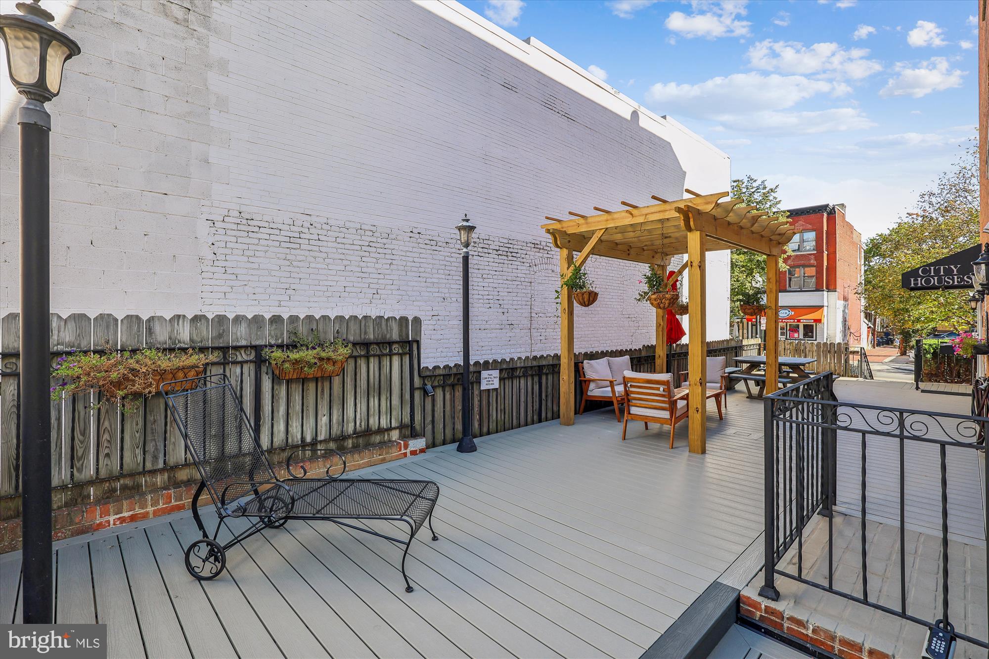 1803 T Street Northwest, Unit 3 Washington, DC 20009 - Photo 7 of 45 a view of outdoor space with seating area