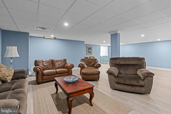 a deck view with a seating space