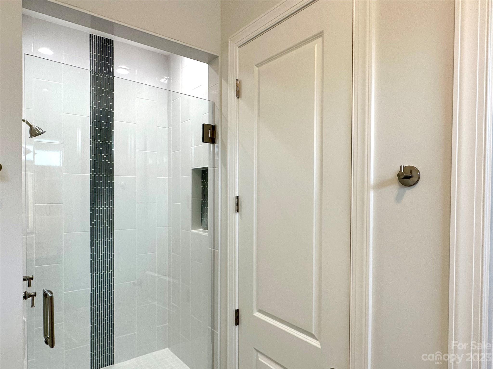 1427 Oak Park Road Rock Hill, SC 29730 - Photo 16 of 29 a bathroom with a glass shower door