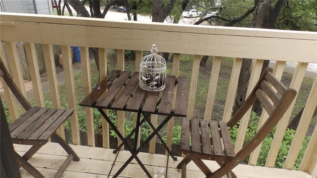 8500 Lyndon Lane, Unit B Austin, TX 78729 - Photo 17 of 22 a view of balcony with furniture
