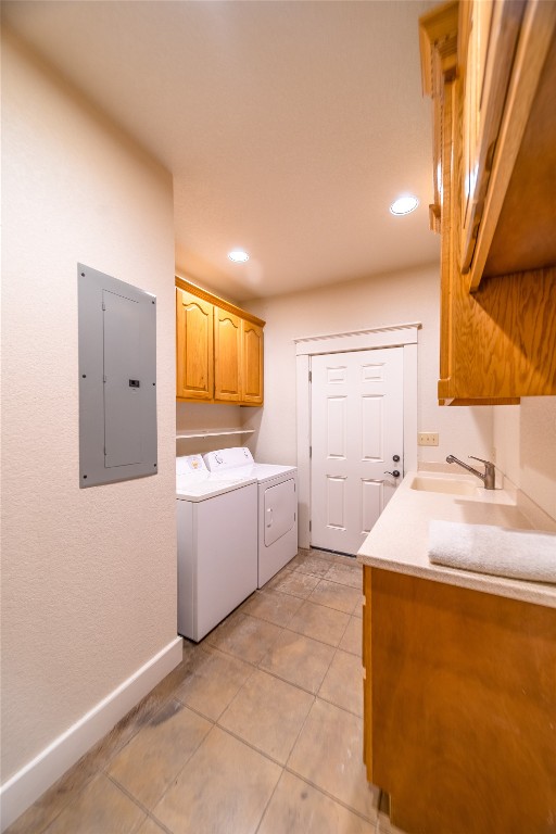 1428 Seven Spgs Drive Junction, TX 76849 - Photo 17 of 39 a bathroom with a sink a bathtub and a window