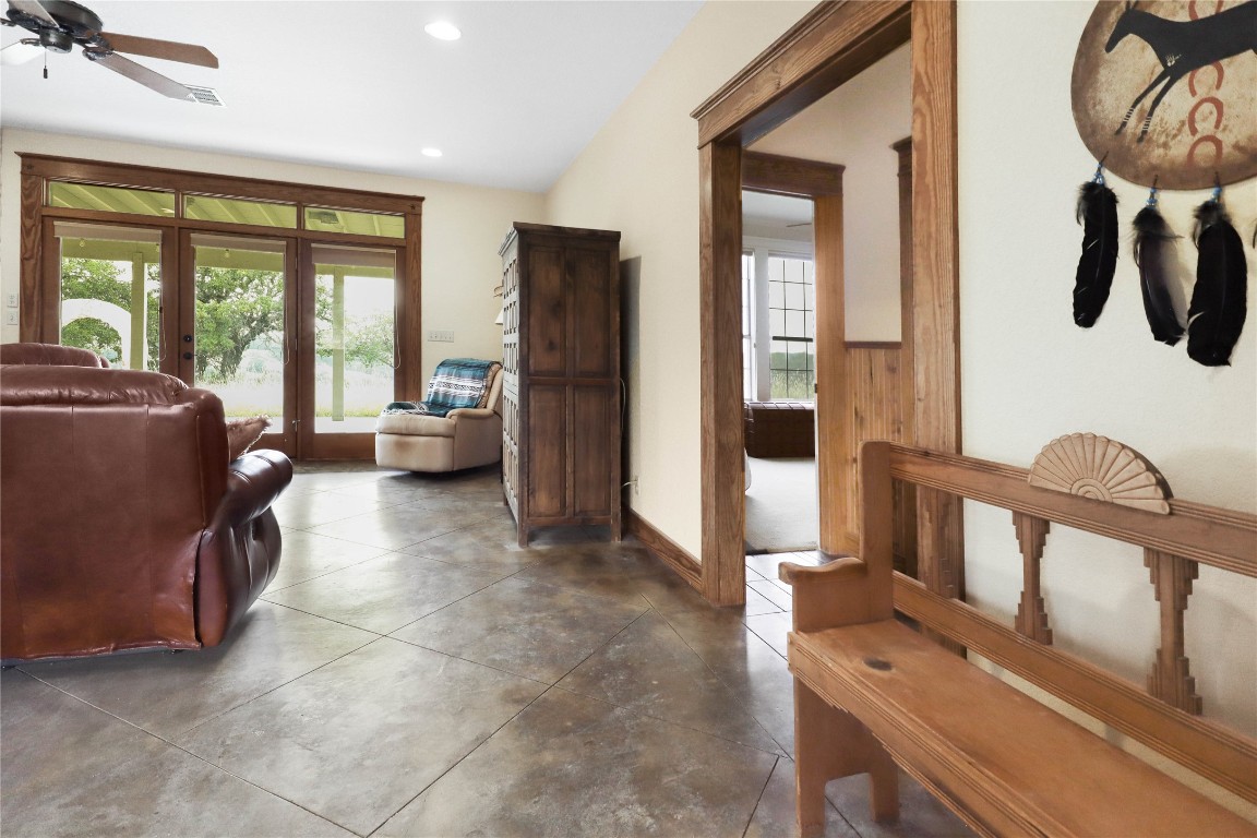 1428 Seven Spgs Drive Junction, TX 76849 - Photo 18 of 39 a living room with furniture and a large window