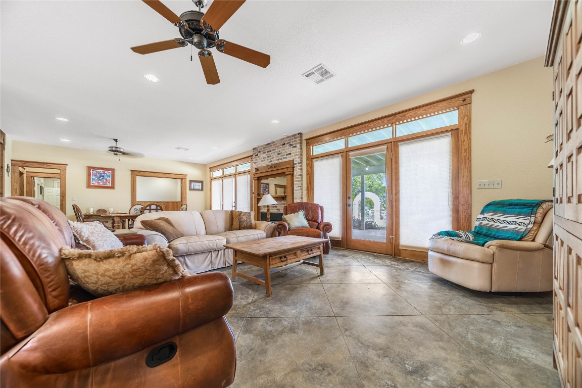 1428 Seven Spgs Drive Junction, TX 76849 - Photo 6 of 39 a living room with furniture and a large window