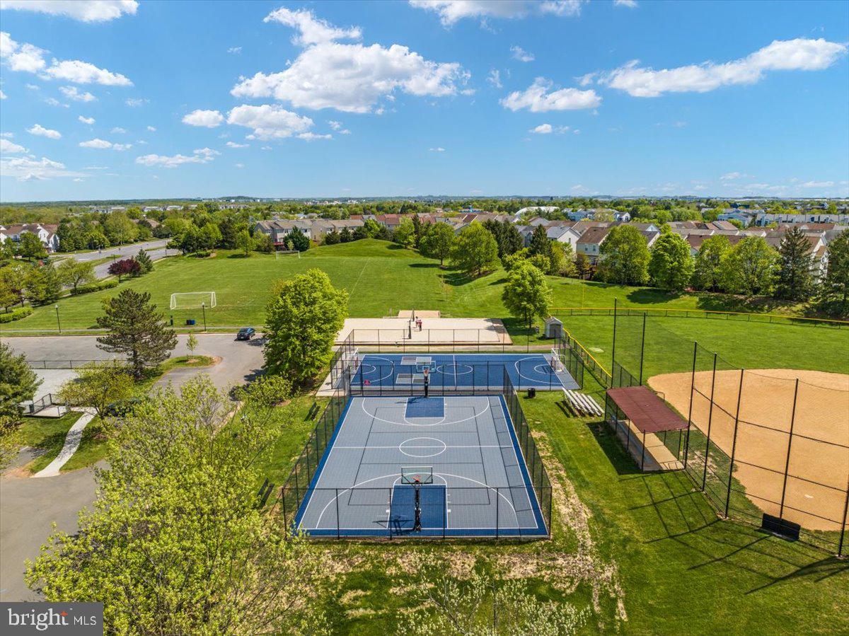 20299 Mustoe Place Ashburn, VA 20147 - Photo 44 of 45 an aerial view of a house with big yard