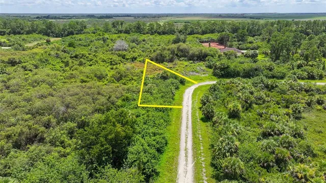 a view of a yard with an outdoor space