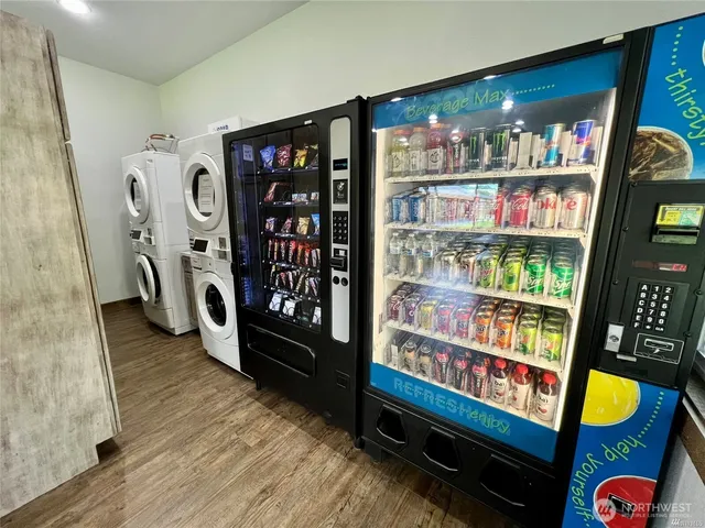 a room with toys and storage area