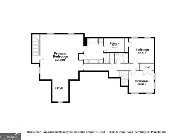 a picture of a floor plan
