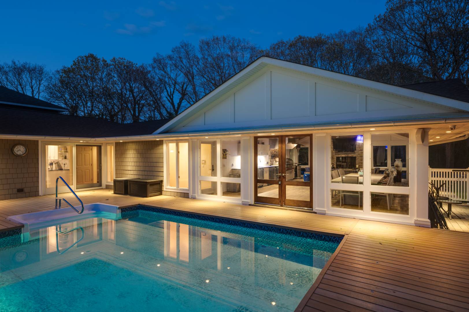 60 South Road Westhampton Beach, NY 11978 - Photo 42 of 45 a swimming pool with outdoor seating and yard