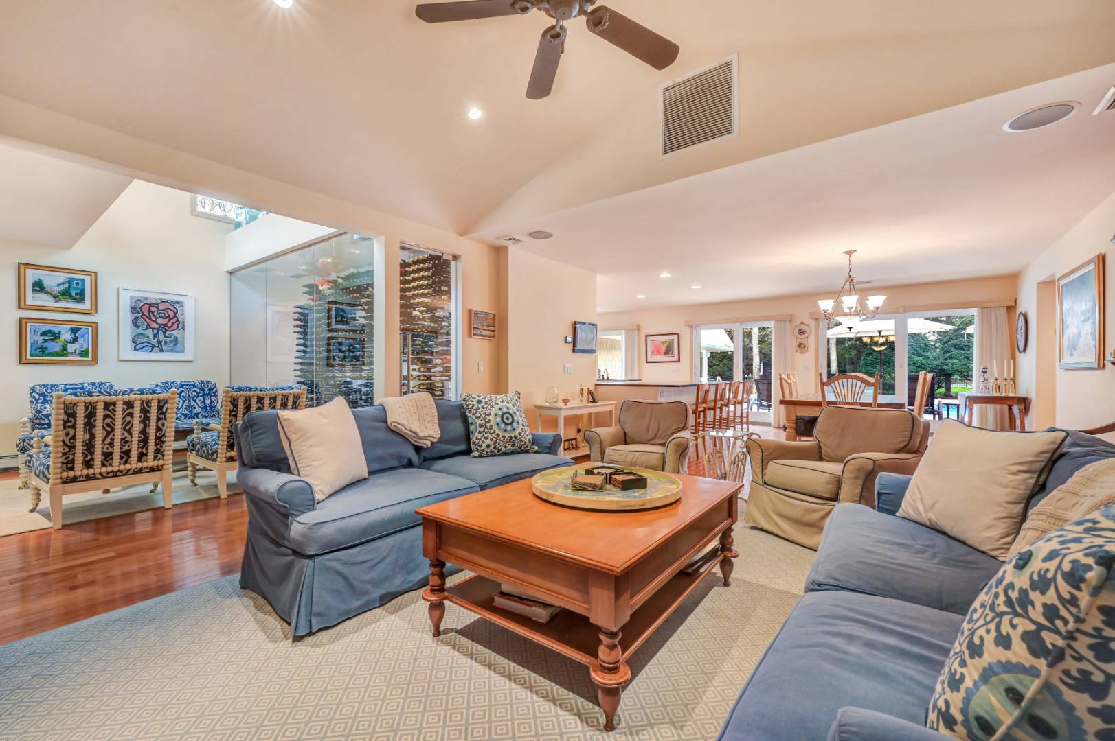 60 South Road Westhampton Beach, NY 11978 - Photo 8 of 45 a living room with furniture and a table