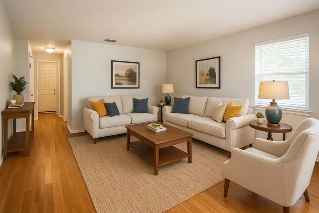 a view of an empty room