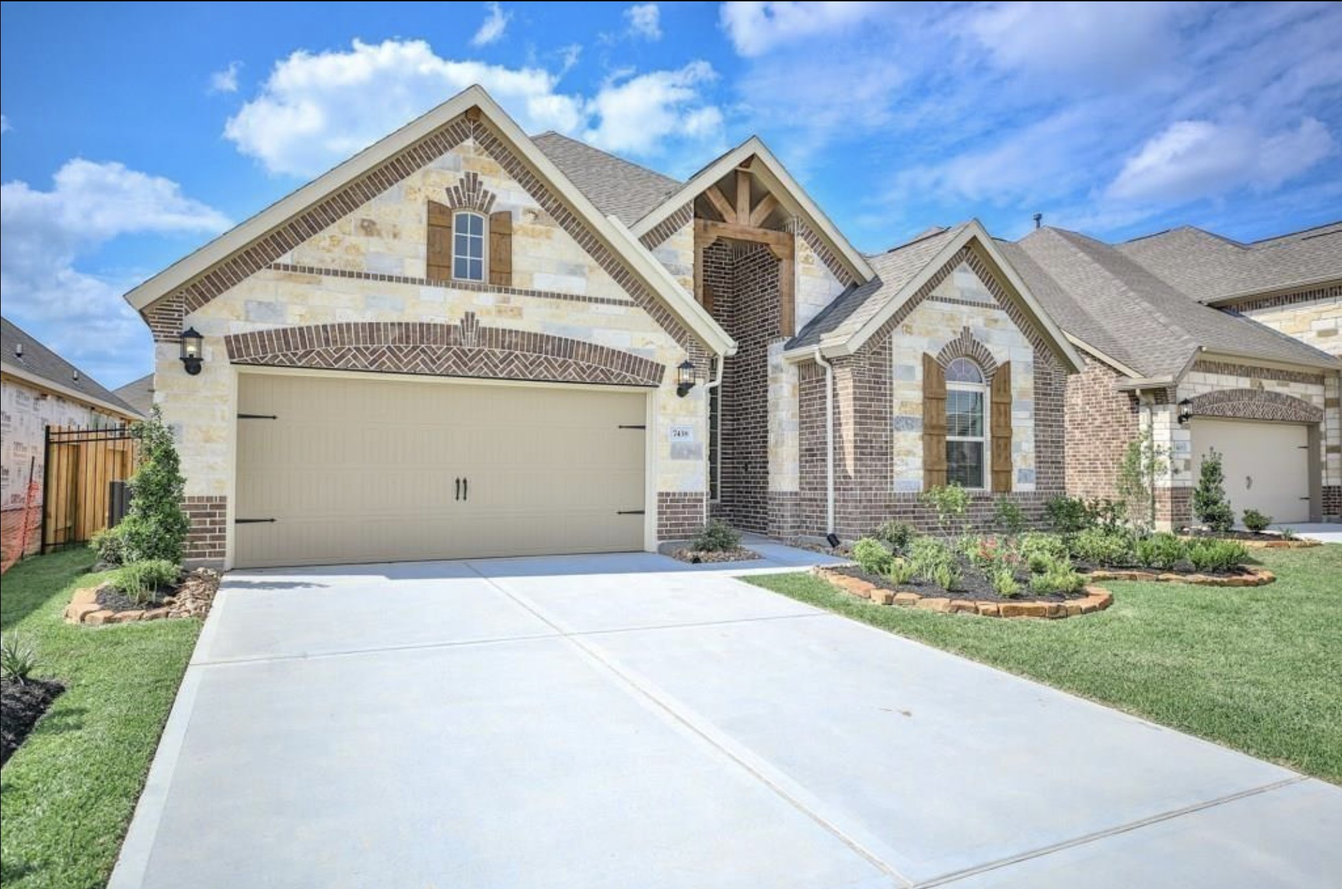 7438 Bethpage Lane Spring, TX 77389 - Photo 3 of 16 a front view of a house with a yard