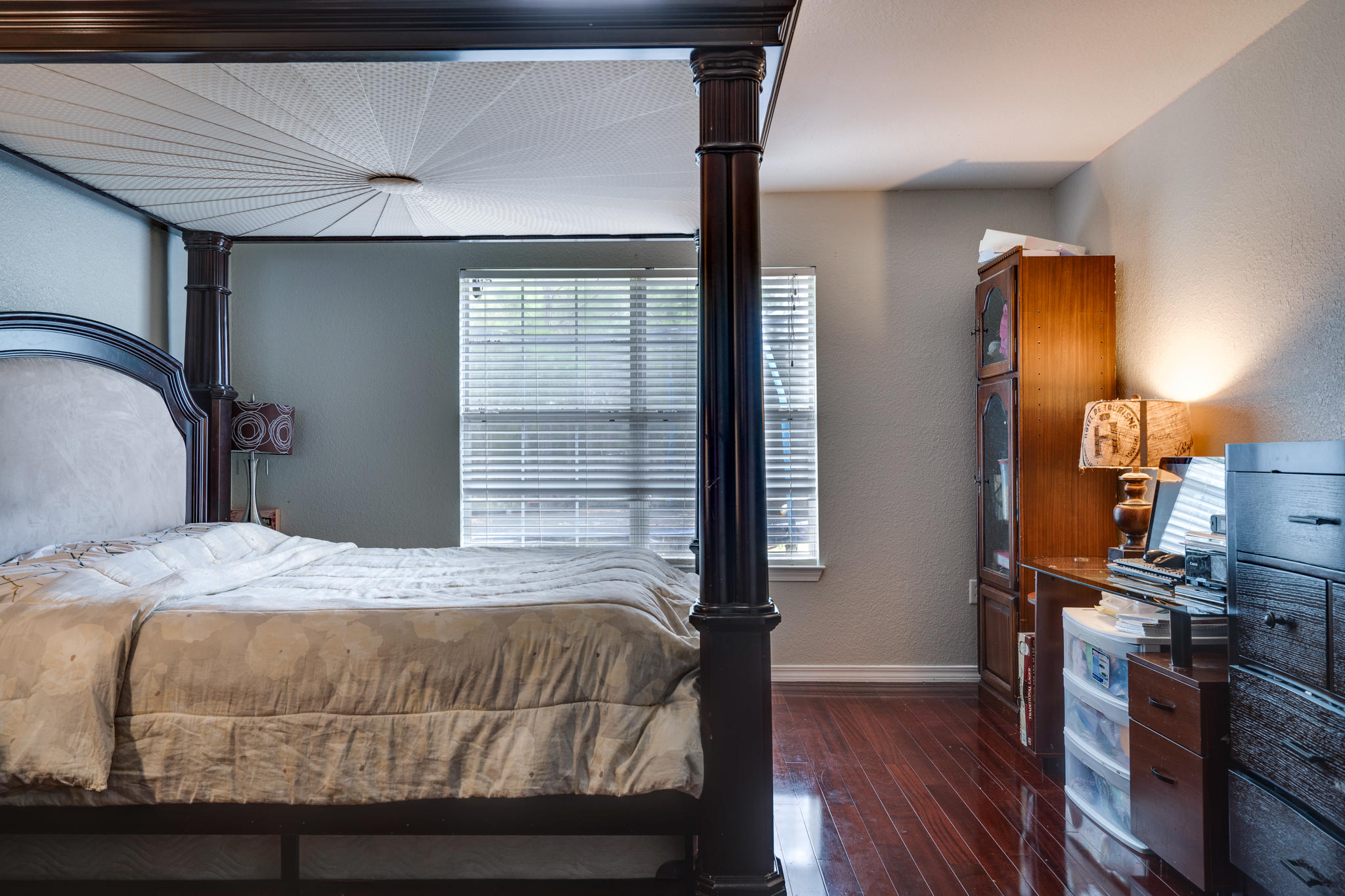 23 East Shipwreck Road Santa Rosa Beach, FL 32459 - Photo 8 of 21 a bedroom with a bed and wooden floor