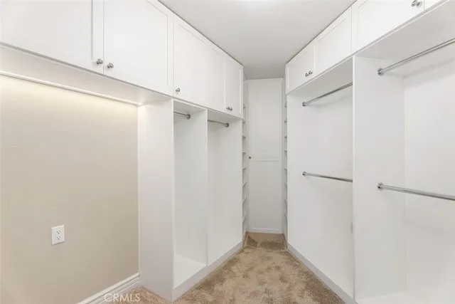 a view of closet area