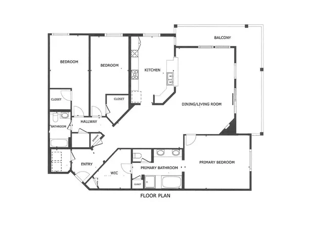 a picture of a floor plan