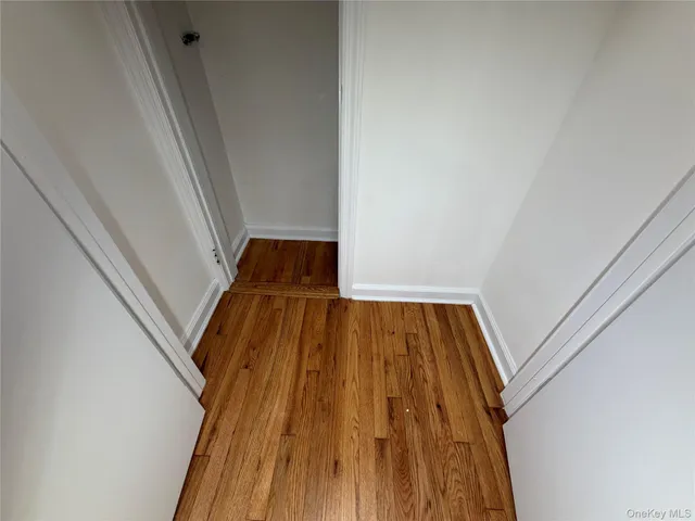 a close view of closet