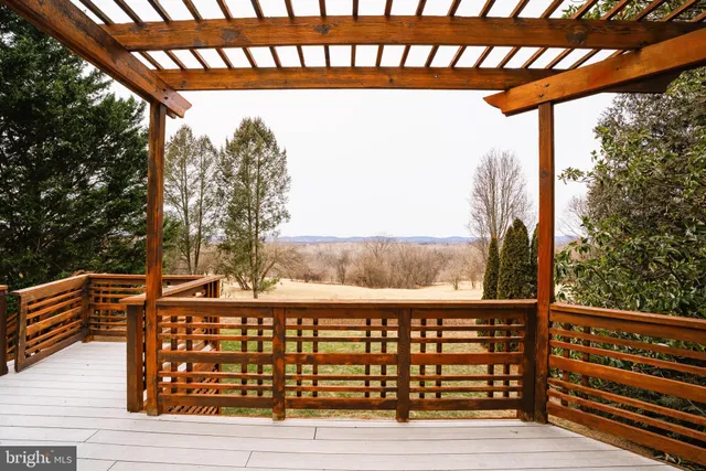 a view of outdoor space with garden