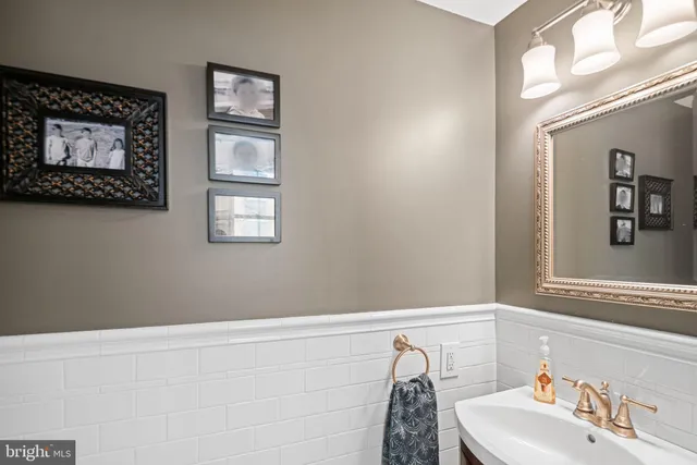 a front view of a building with parking space