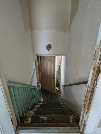 a view of a door of a house