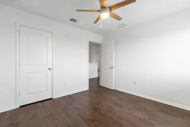 wooden floor in an empty room