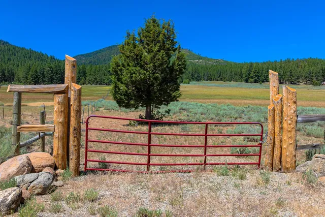 a view of lake with green space