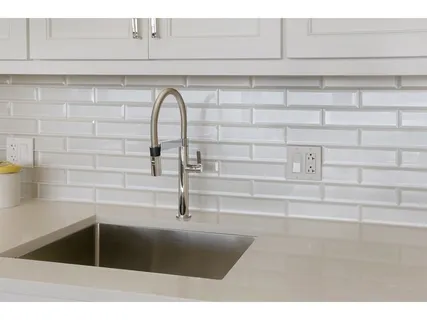a close view of sink