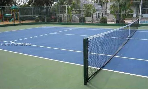 a view of a tennis court