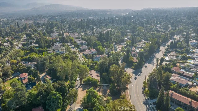 a view of city and mountain