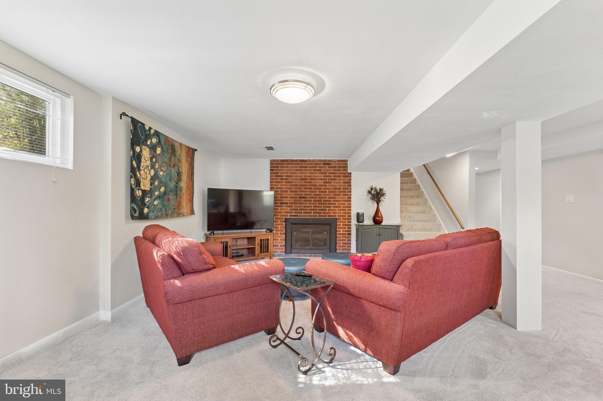 1806 Birch Road McLean, VA 22101 - Photo 37 of 61 Basement w/ Fireplace
