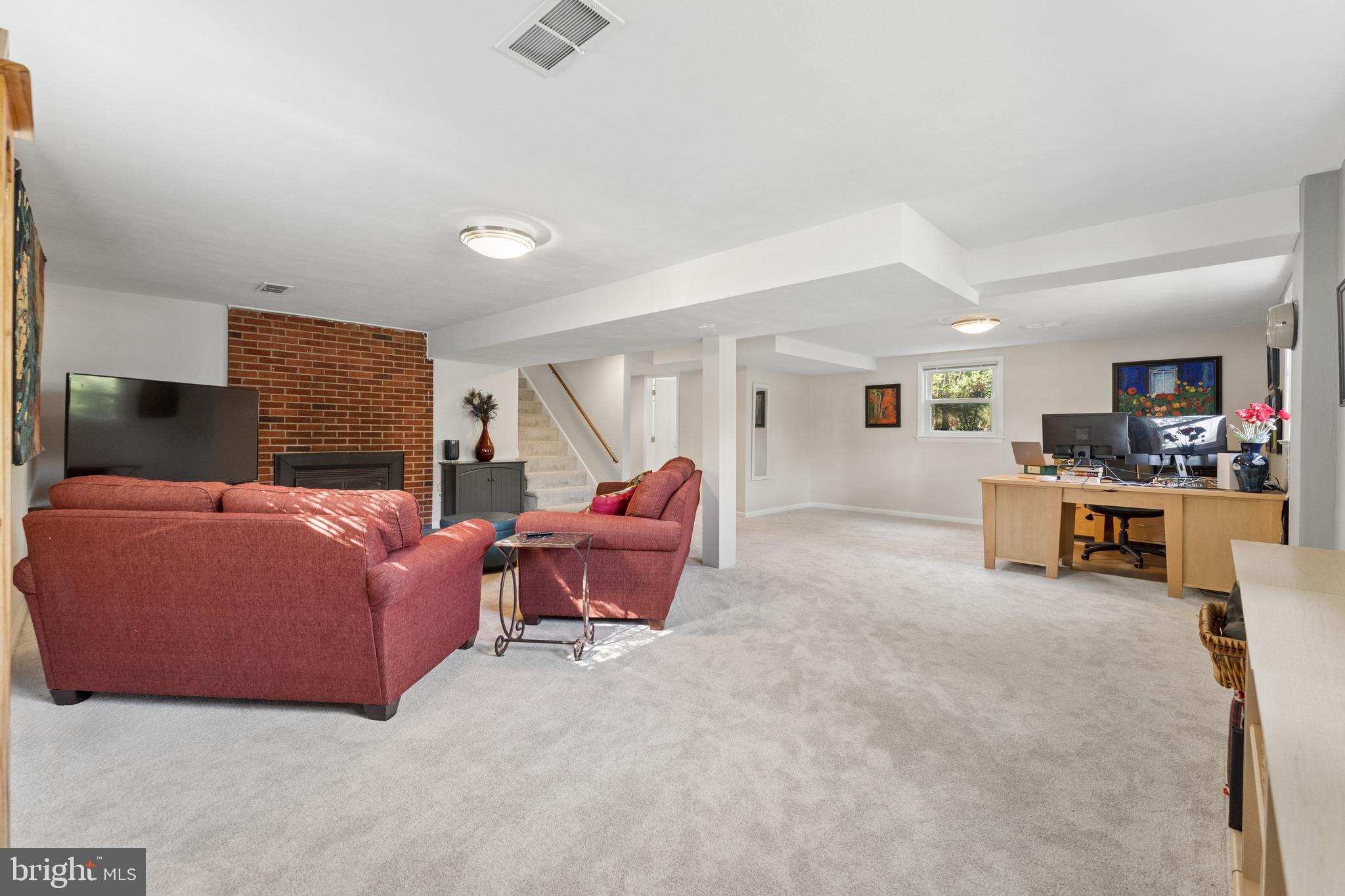 1806 Birch Road McLean, VA 22101 - Photo 38 of 61 Basement w/ Fireplace