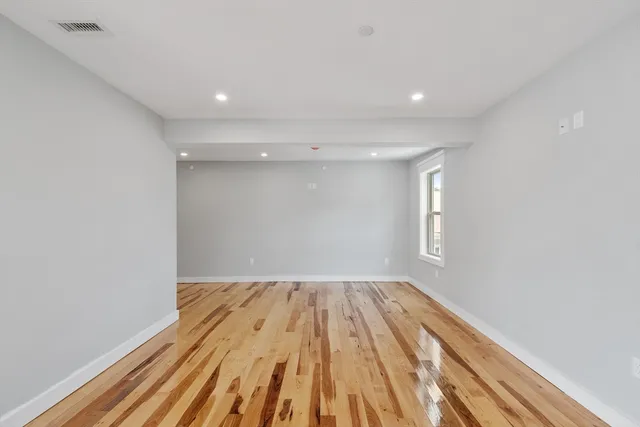a view of wooden floor in a room