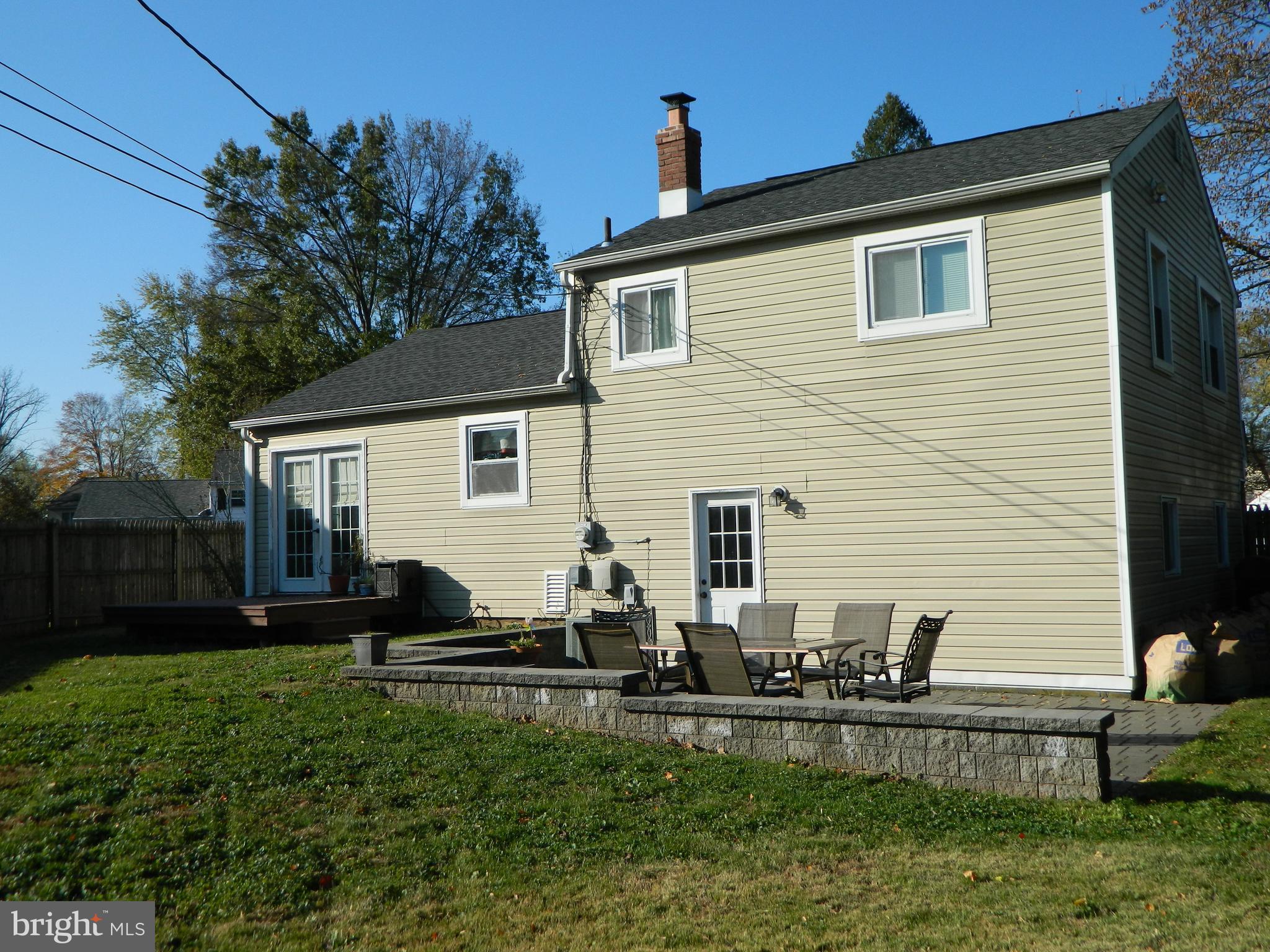 963 Catalpa Road Warminster, PA 18974 - Photo 25 of 30 Rear view of deck and patio