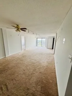 a view of a big room with closet area