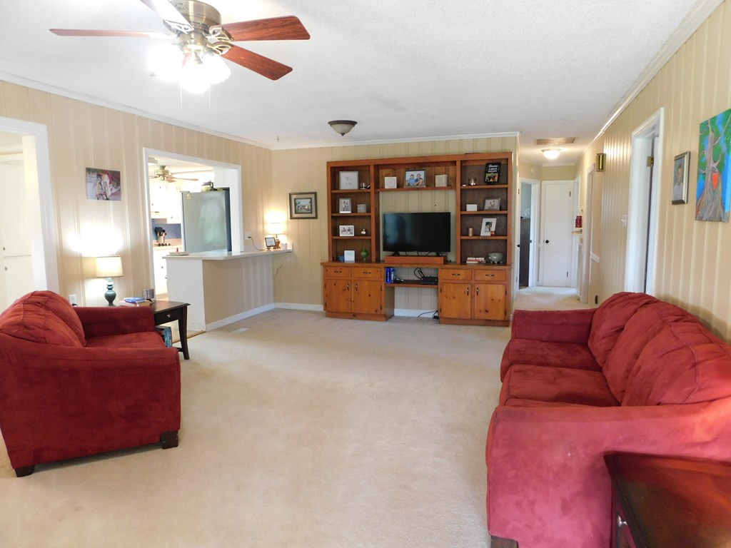 153 Joe Morris Road Kenly, NC 27542 - Photo 9 of 31 Large Family Room with Built in Cabinet