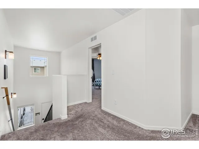 a view interior of a house and an empty room