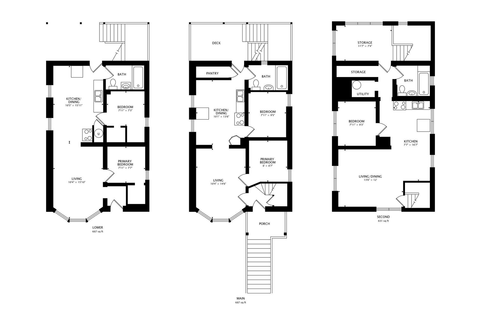 4322 North Monticello Avenue Chicago, IL 60618 - Photo 34 of 37 a picture of a bathroom with a shower