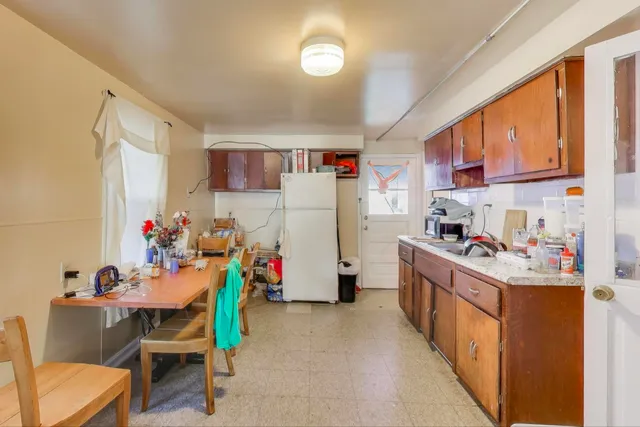 a room with storage and utility