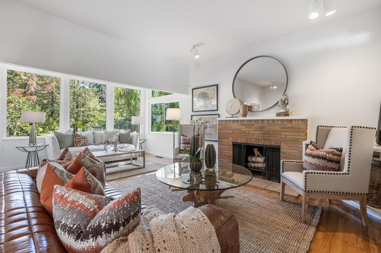 729 Tolman Drive Stanford, CA 94305 - Photo 15 of 48 a living room with furniture and a fireplace