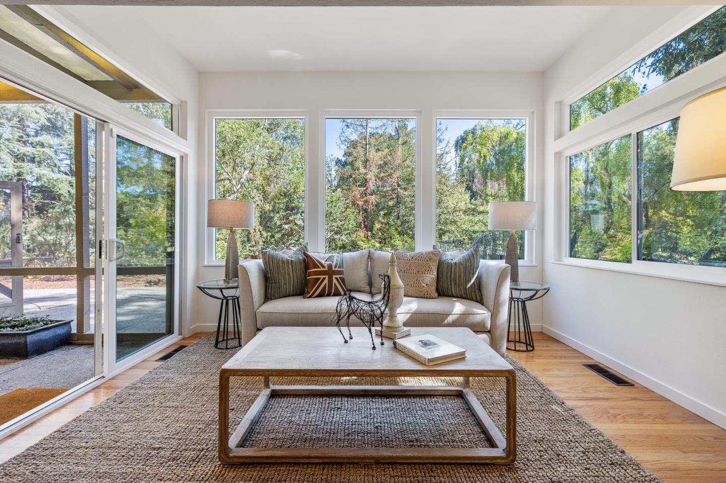 729 Tolman Drive Stanford, CA 94305 - Photo 16 of 48 a living room with furniture large windows