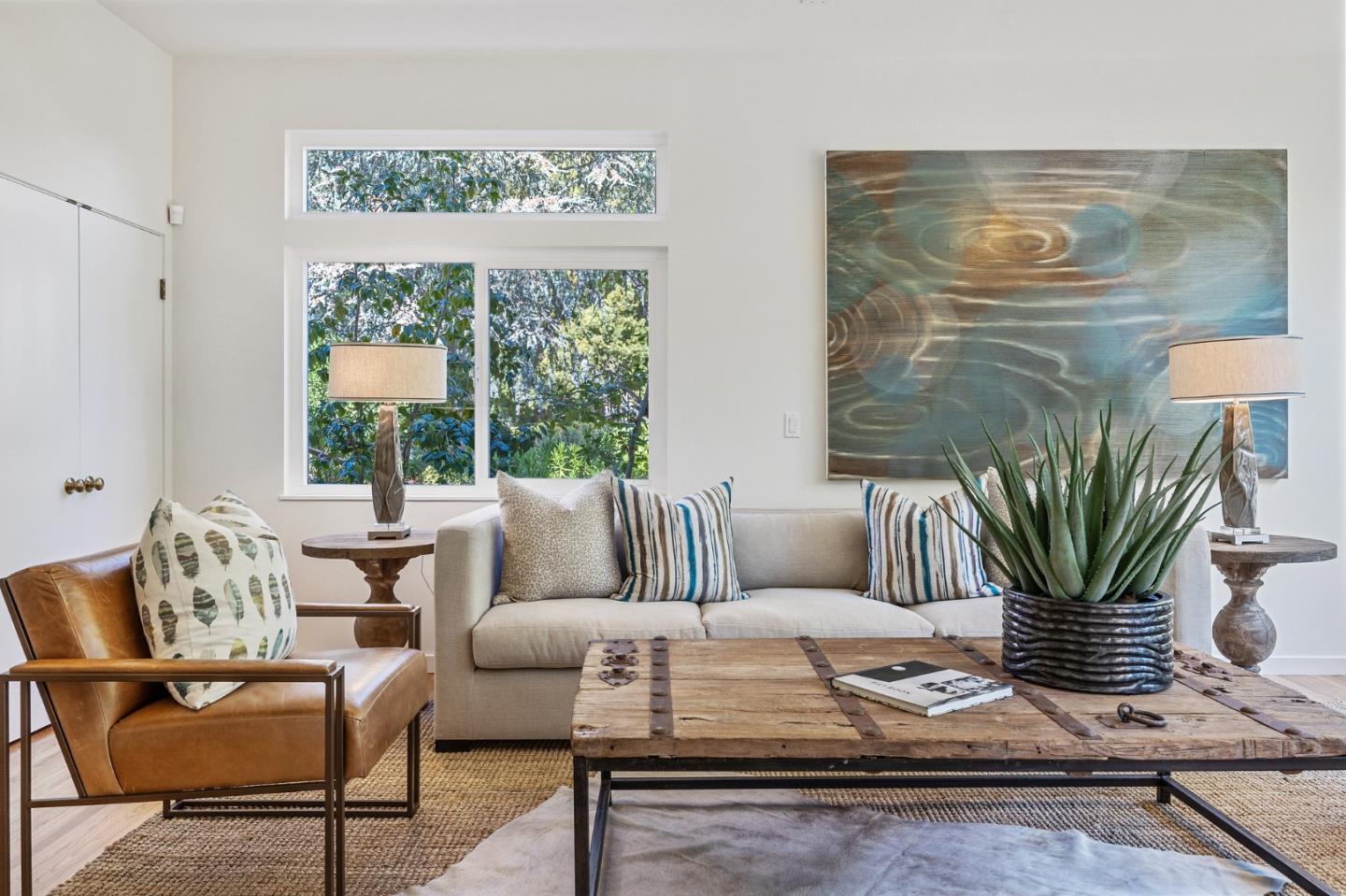 729 Tolman Drive Stanford, CA 94305 - Photo 5 of 48 a living room with furniture and a potted plant