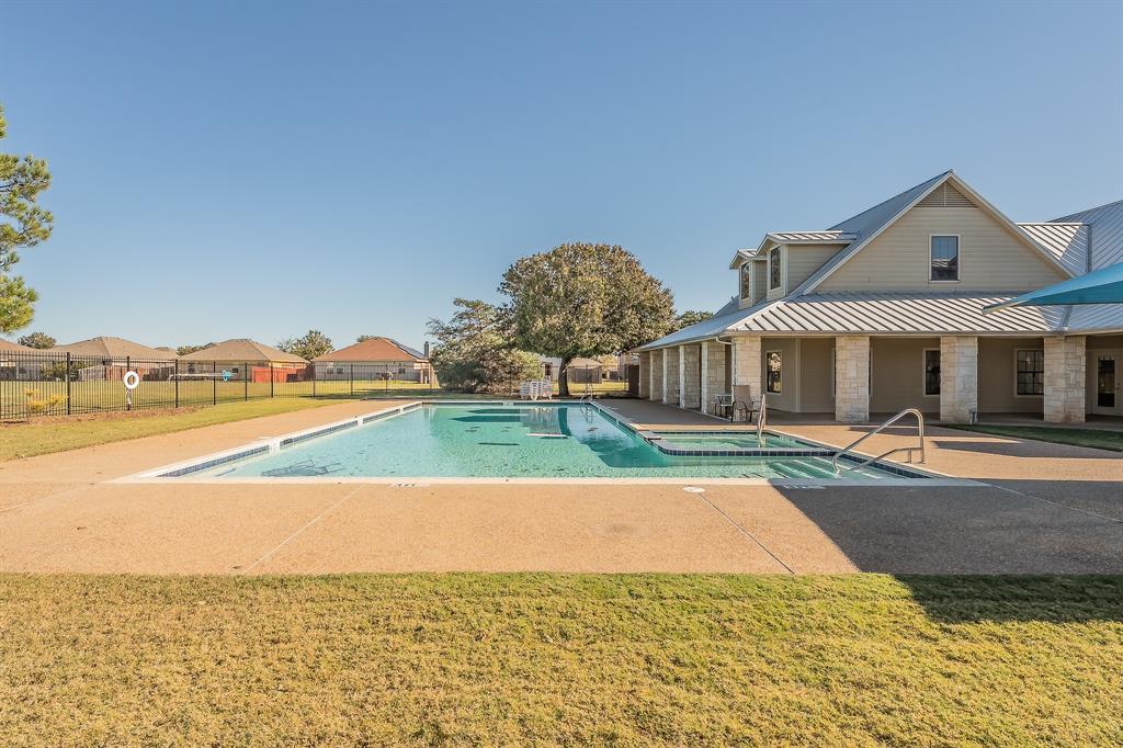 12109 Arbor Lake Road Rhome, TX 76078 - Photo 29 of 33 View of pool featuring a patio and a pool with connected hot tub
