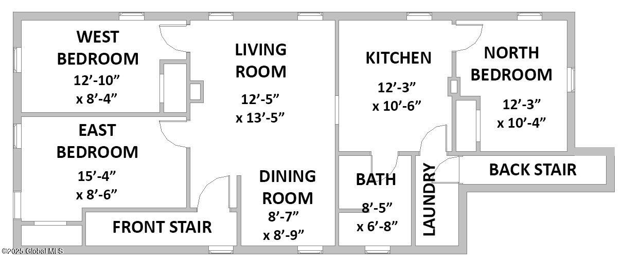 59 Van Dam Street, Unit 2 Saratoga Springs, NY 12866 - Photo 19 of 19 59VanDamUnit2FloorPlan