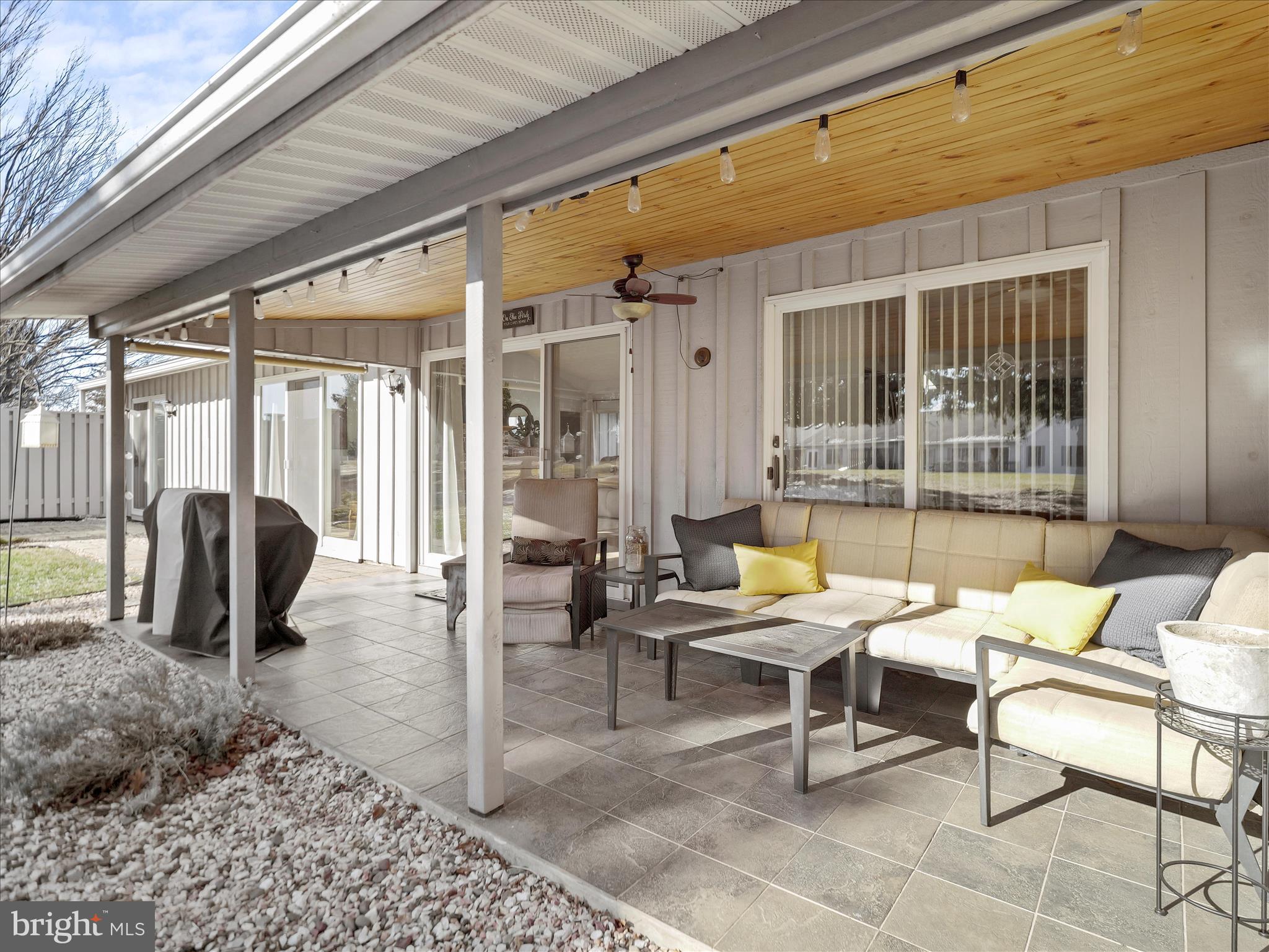 3522 Scotland Road Chambersburg, PA 17202 - Photo 26 of 32 Covered patio with tile and wood clad ceiling!