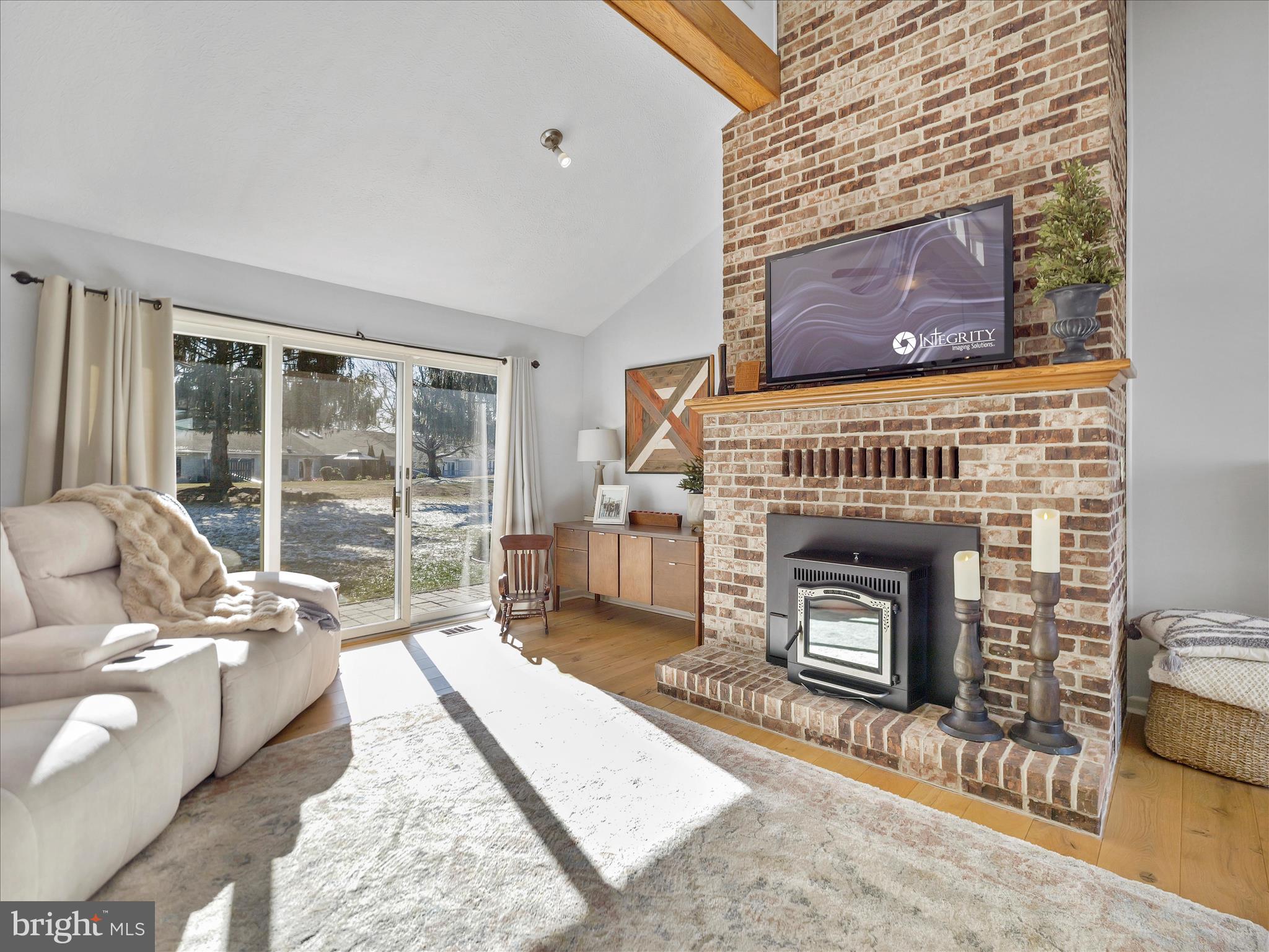 3522 Scotland Road Chambersburg, PA 17202 - Photo 5 of 32 Gorgeous living room with brick fireplace!