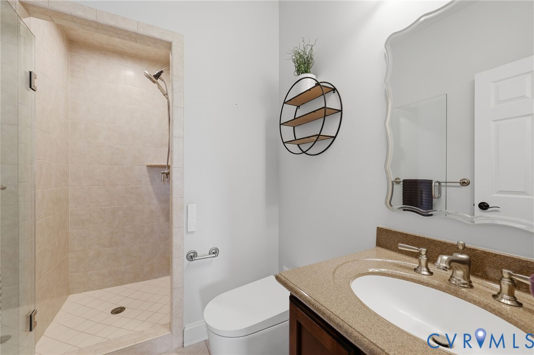 16225 Parrish Farm Road Montpelier, VA 23192 - Photo 21 of 55 Guest Bathroom first floor Walk-in shower with lig