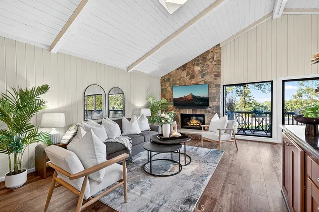 a view of balcony with furniture